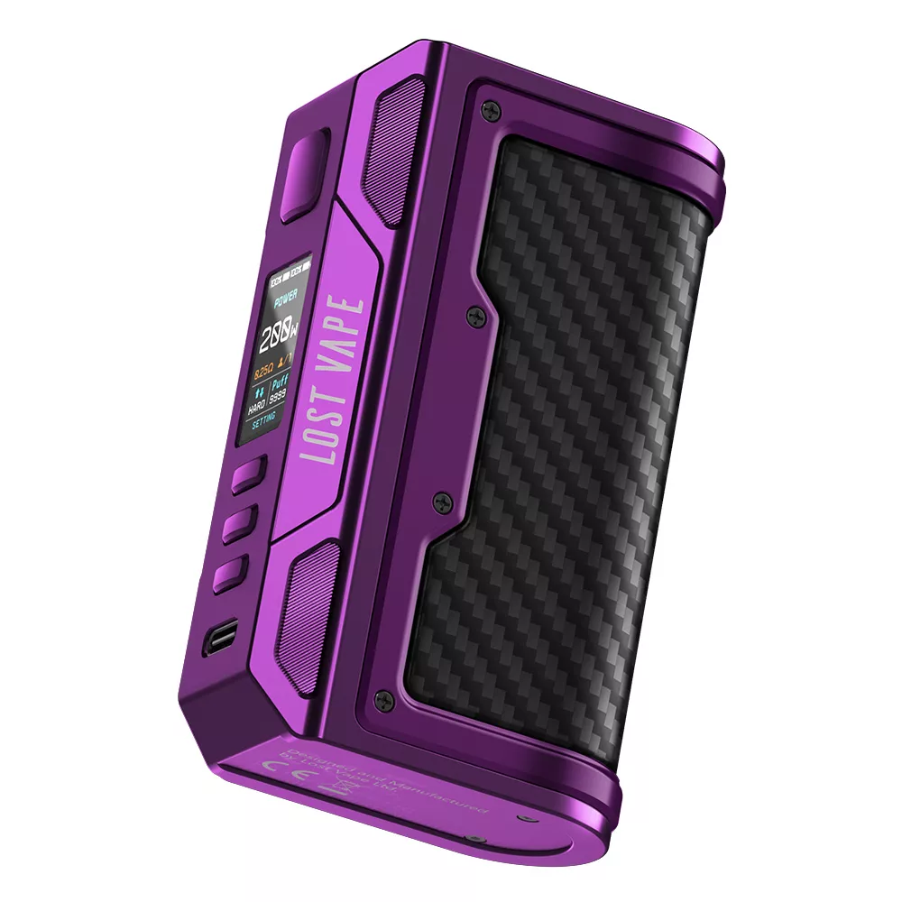 Lost Vape Thelema Quest Mod Mystic Purple Carbon Fiber